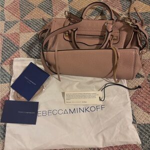 Rebecca Minkoff small pink crossbody bag
